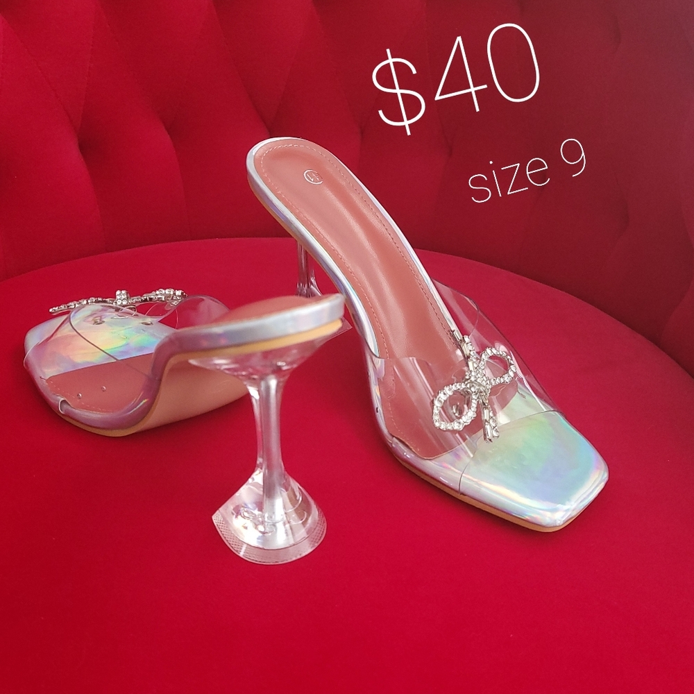 Clear shoes run small